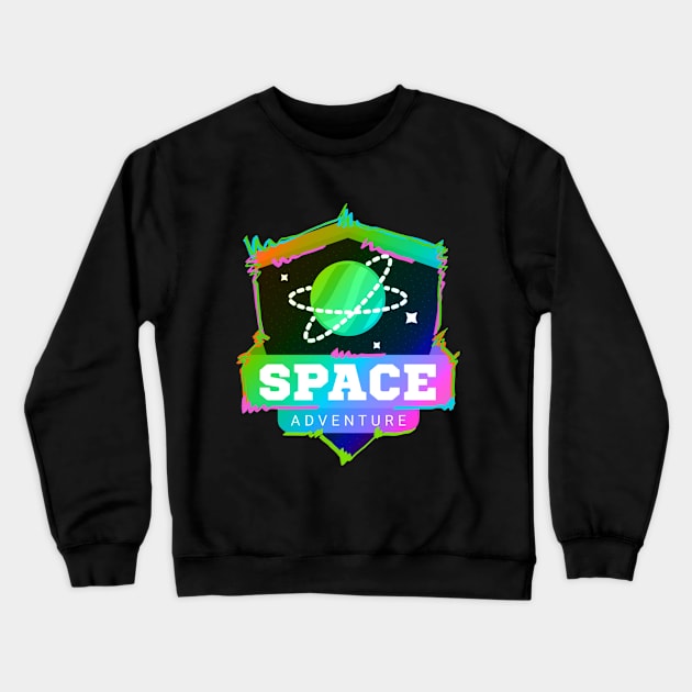 Space Adventure Crewneck Sweatshirt by Beautifulspace22